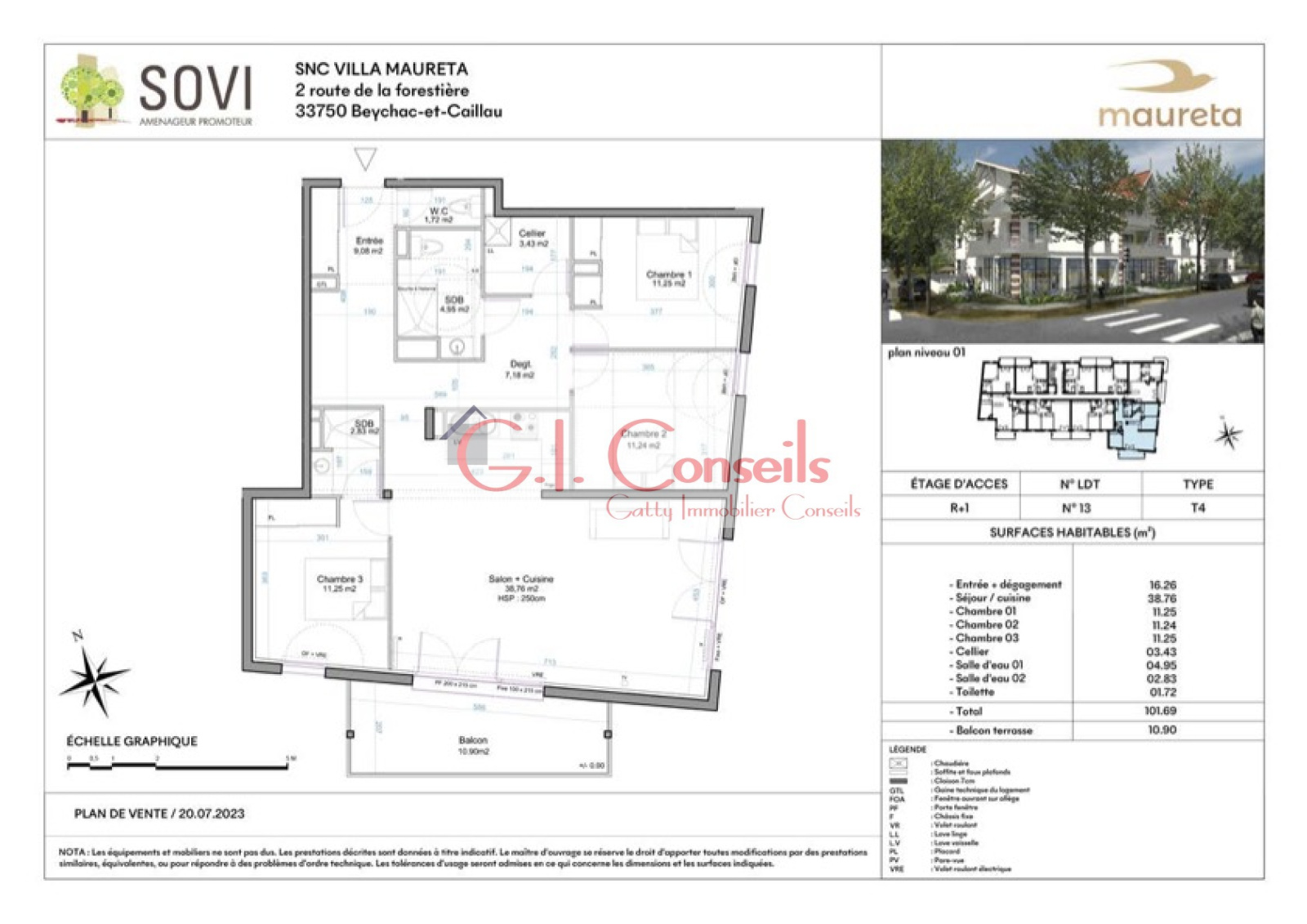 Image_, Appartement, Andernos-les-Bains, ref :GC2887R1