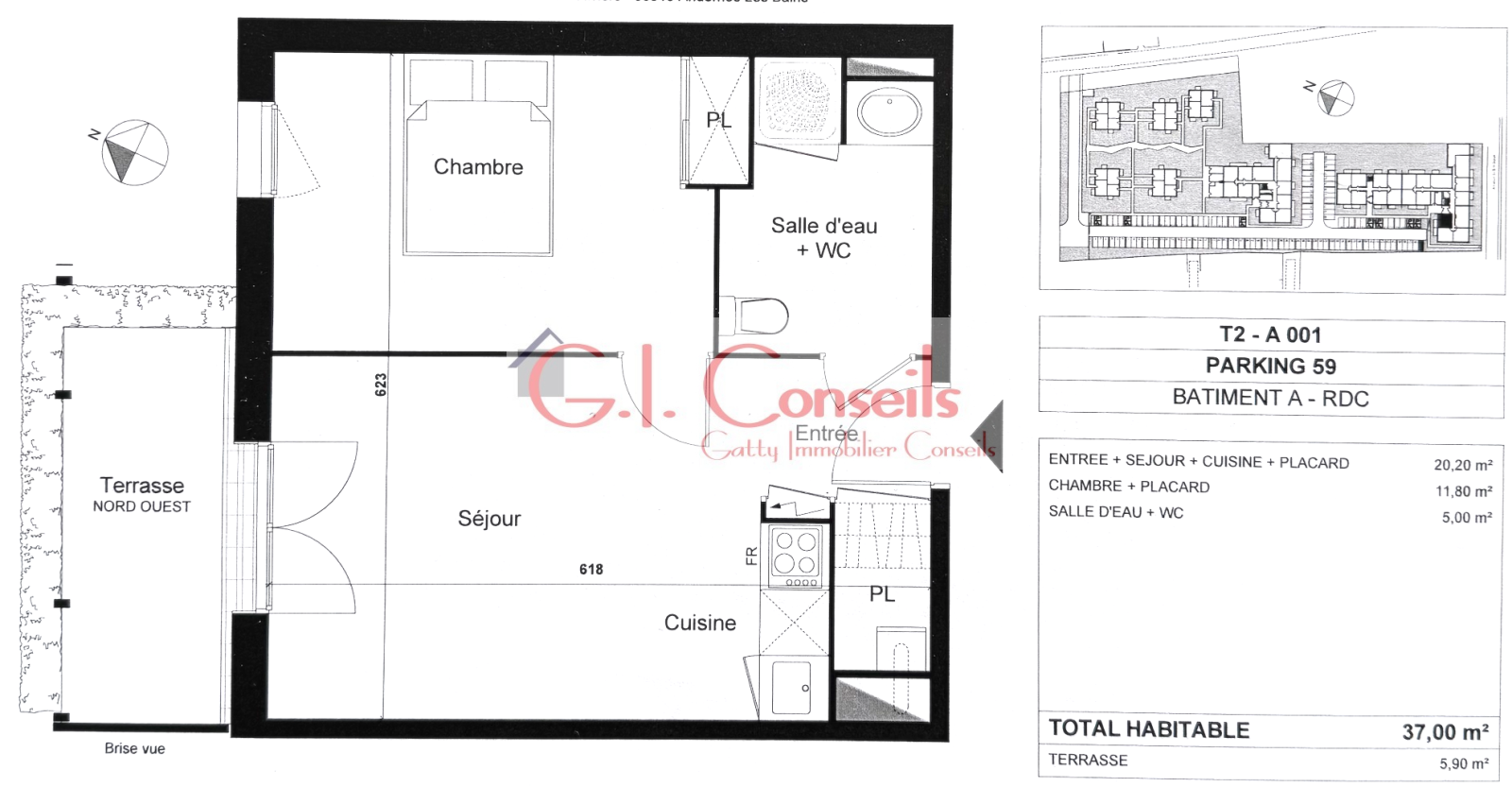 Image_, Appartement, Andernos-les-Bains, ref :PR3070