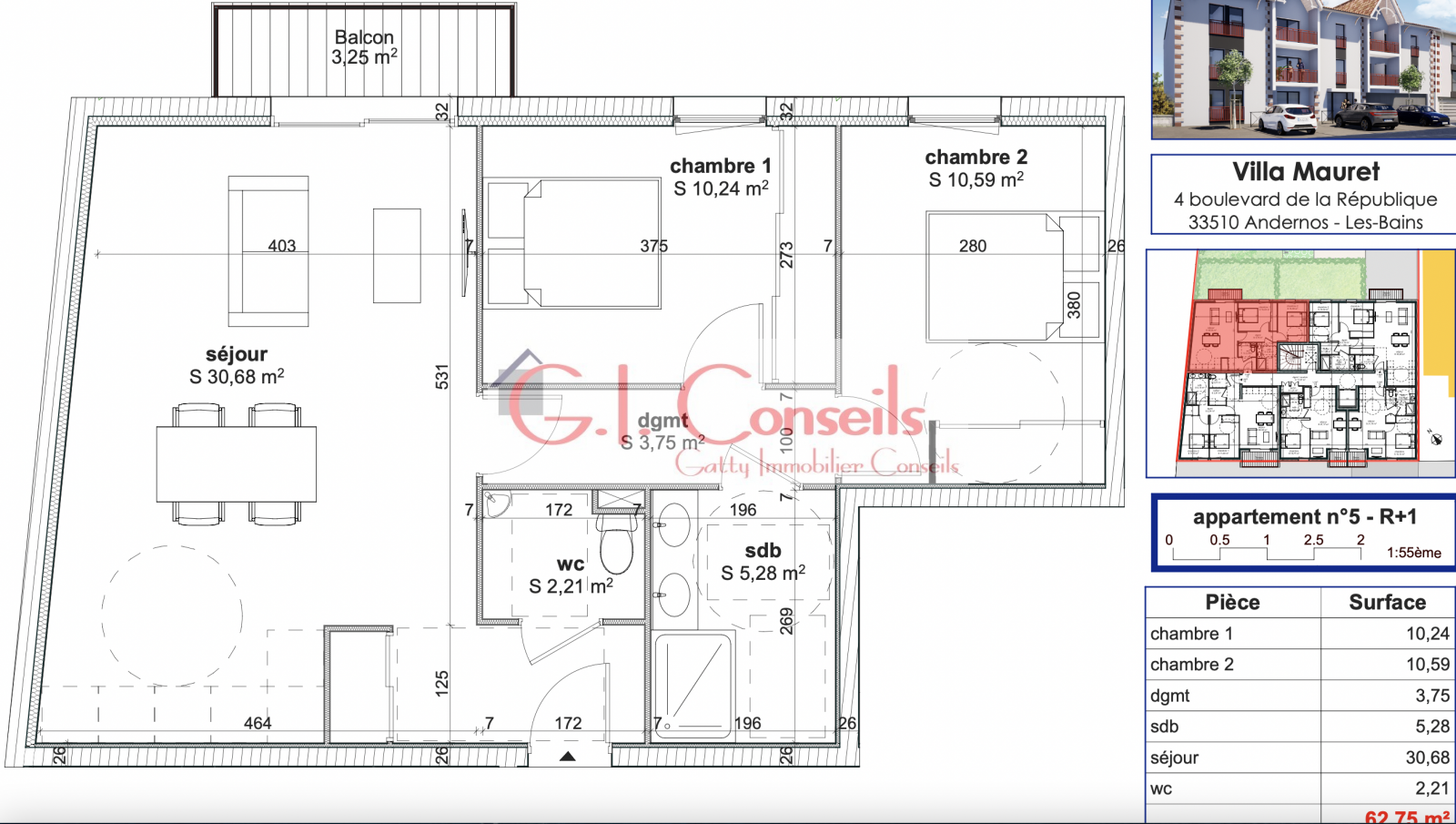 Image_, Appartement, Andernos-les-Bains, ref :ID2761